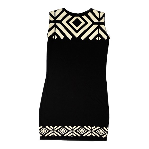 Vestido 9 Xicalcoliuhqui Cerrado Negro